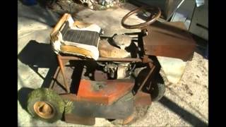 Swisher AR 32  The Original Zero Turn 3 Wheeled Ride King Lawnmower  Part 1