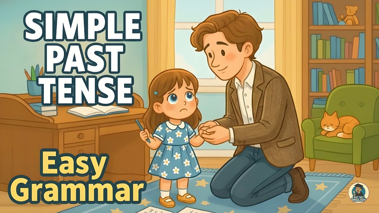 Learn English Grammar | Simple Past Tense with WH questions for Beginners 📚 @GetSetEnglish    ​