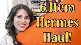 6 Hermès Unboxings in 6 Minutes 🧡 Luxury Haul | Makeup, Shoes, RTW, Accessories & Silks
