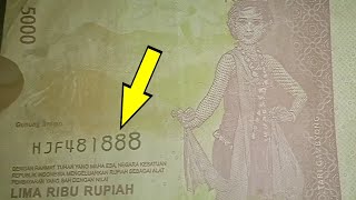 KAMU PUNYA? Uang nomor seri cantik triple 8