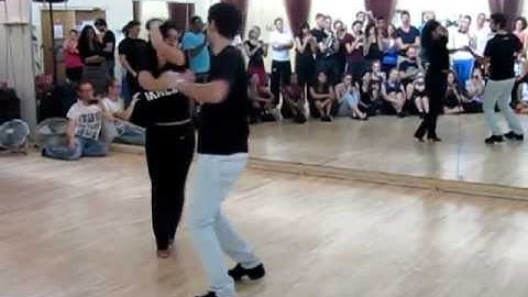 Freddy & Andressa - Rio-style Zouk workshop demo (1) @ Amsterdam Zouk Congress 2012