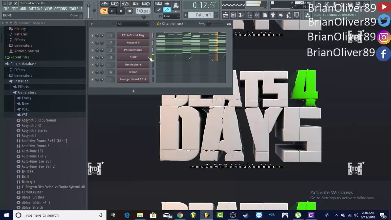 How to make a 2000s type beat in 2018 (BeatMaking Session #20)