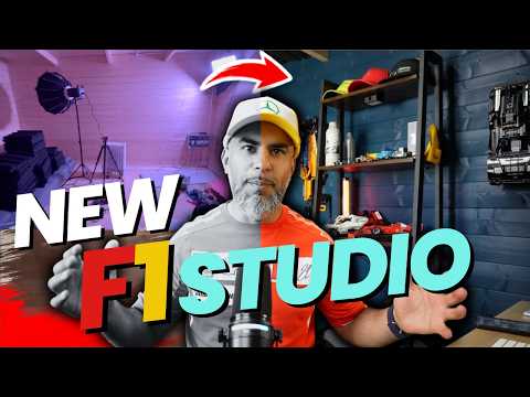 I Built My Dream F1 YouTube Studio!