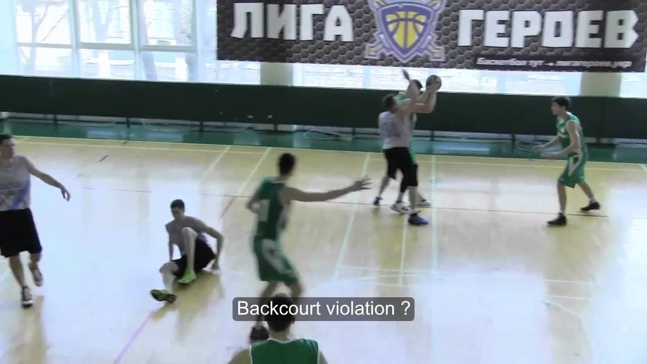 Backcourt violation YouTube