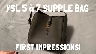 YSL 5 à 7 Small Supple Bag - Light Musk!!
