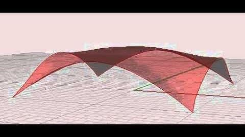 Inverted hanging model in Rhino (using Kangaroo)