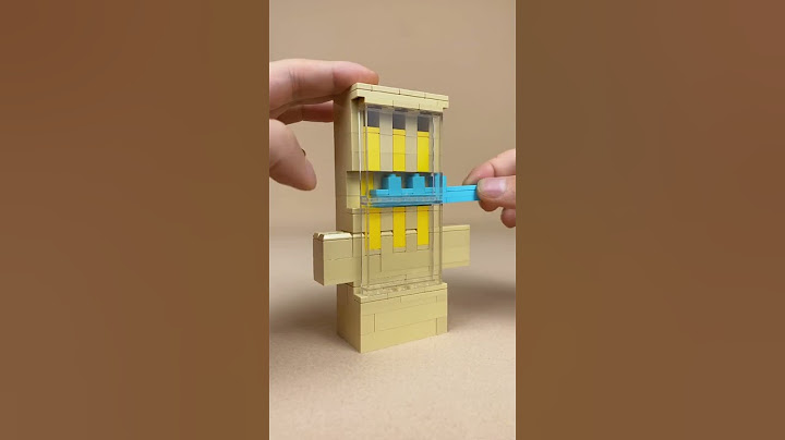 A Lock Mechanism in Ancient Africa, and I Made it With LEGO Bricks #lego #legomoc #lock
