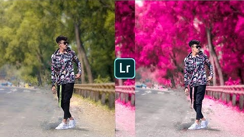 Lightroom new pink tone photo editing tutorial | lightroom background colour change| lr presets