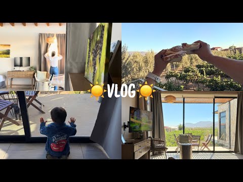 Un día en una cabaña en medio del valle, con mi familia - VLOG ⛰️☀️