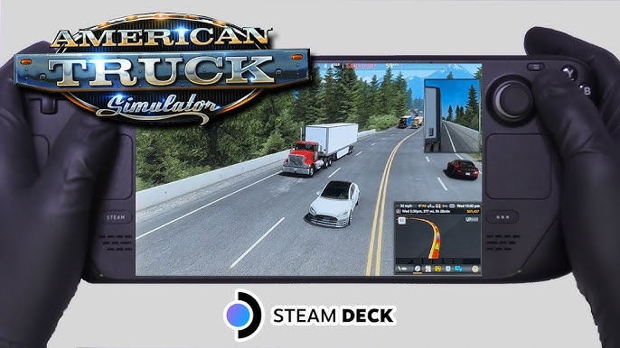 Euro Truck Simulator 2 (Demo) on Steam Deck/OS in 800p 60Fps (Live