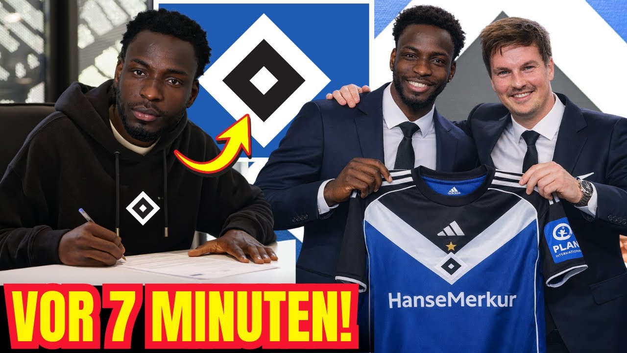 MEGA-TRANSFER BESTÄTIGT! OTELE TRÄGT JETZT DAS HSV-TRIKOT! DIE LIGA ZITTERT!