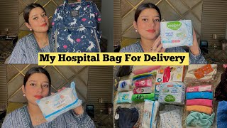 Mother Bag For Hospital | Essentials After Delivery | Pads, Feeding bra,towel etc