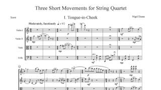 Three Characters for String Quartet