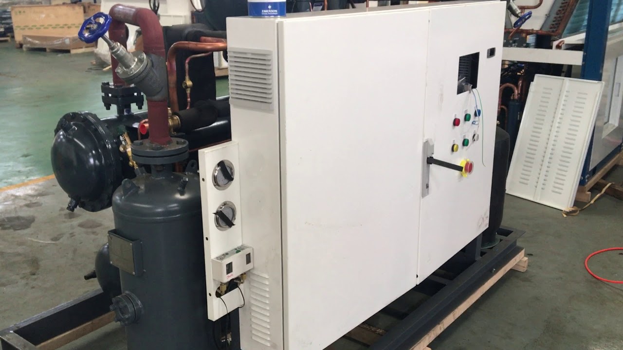 Product Water Cooled Hanbell Refrigerant Compressor Racks for Cold Room, Freezer Room, Blast Freezin