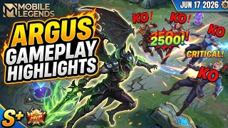Mobile Legends Argus Gameplay Short Highlights Jun 17 2026