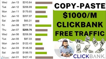 EARN FIRST ($1000) CLICKBANK Affiliate Marketing 2024 (FREEE Traffic)