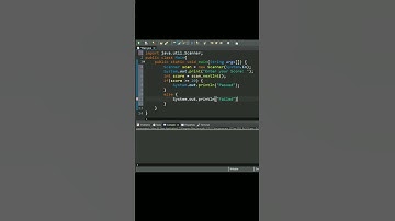 Conditional statement with scanner using java #coding #programming #java #shorts
