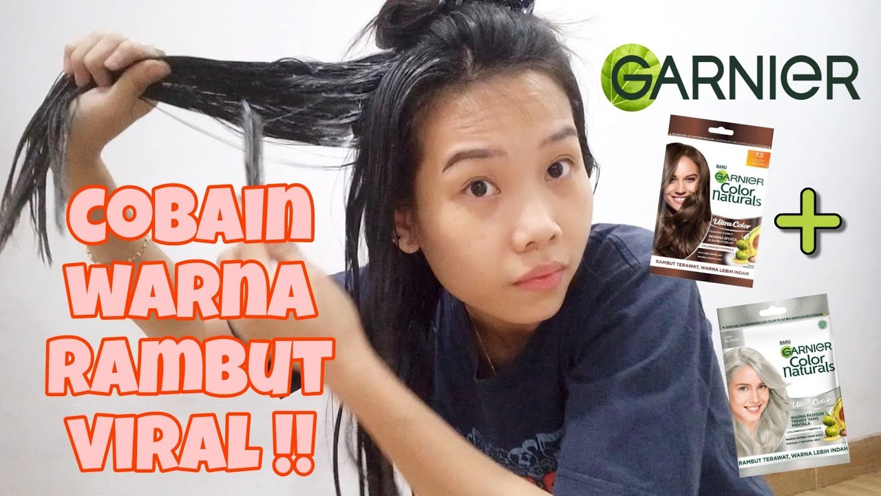 CAT RAMBUT SENDIRI - GARNIER GOLDEN BROWN & ASH BLONDE TANPA BLEACHING ‼️JADI APA PROK PROK PROK 👏