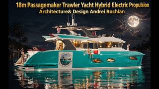 18m Passagemaker Trawler Yacht Hybrid Electric Propulsion Architecture& Design Andrei Rochian
