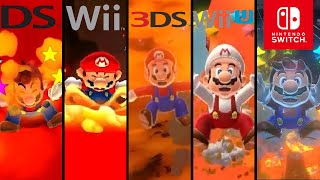 Evolution of Mario Falling in Lava in Super Mario Games (1985-2024)