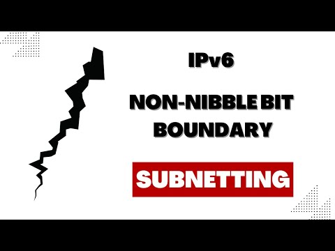 IPv6 non-nibble bit boundary subnetting