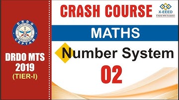 DRDO MTS - Crash Course - Maths Class - 2 (Number System Part-2 Pratice Question)By Vivek Pandey Sir