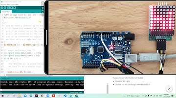 The Basic Starter Arduino UNO #15. Mạch Hiển Thị Led Ma Trận