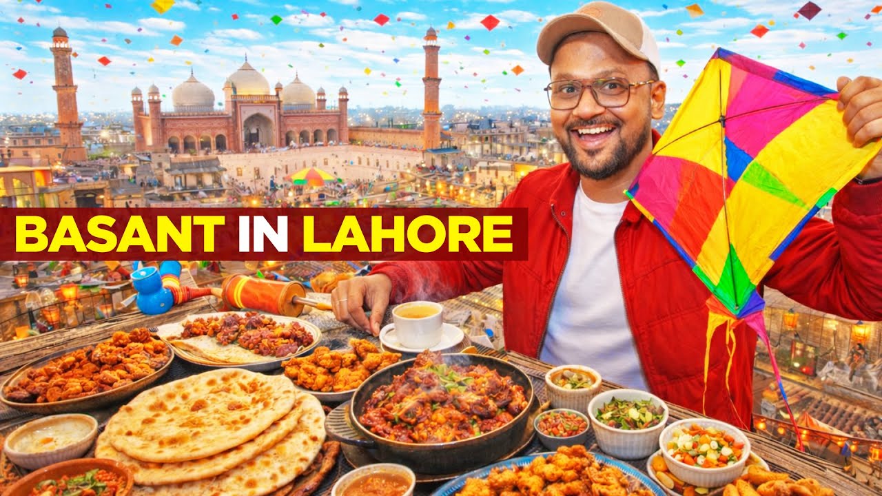 Basant in Old Lahore | Kite Flying, Street Food & Badshahi Mosque Vibes