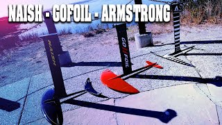 Naish, GoFoil, & Armstrong Hydrofoil Comparison