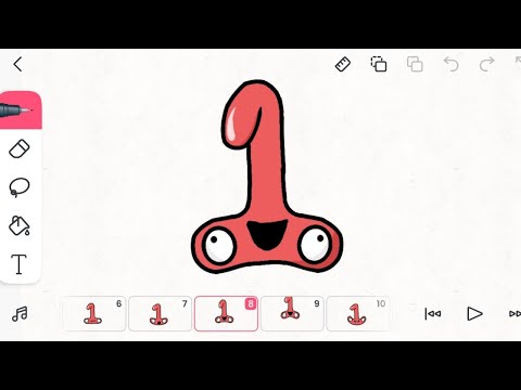 Alphabet lore D Flipaclip animation, By Sycon