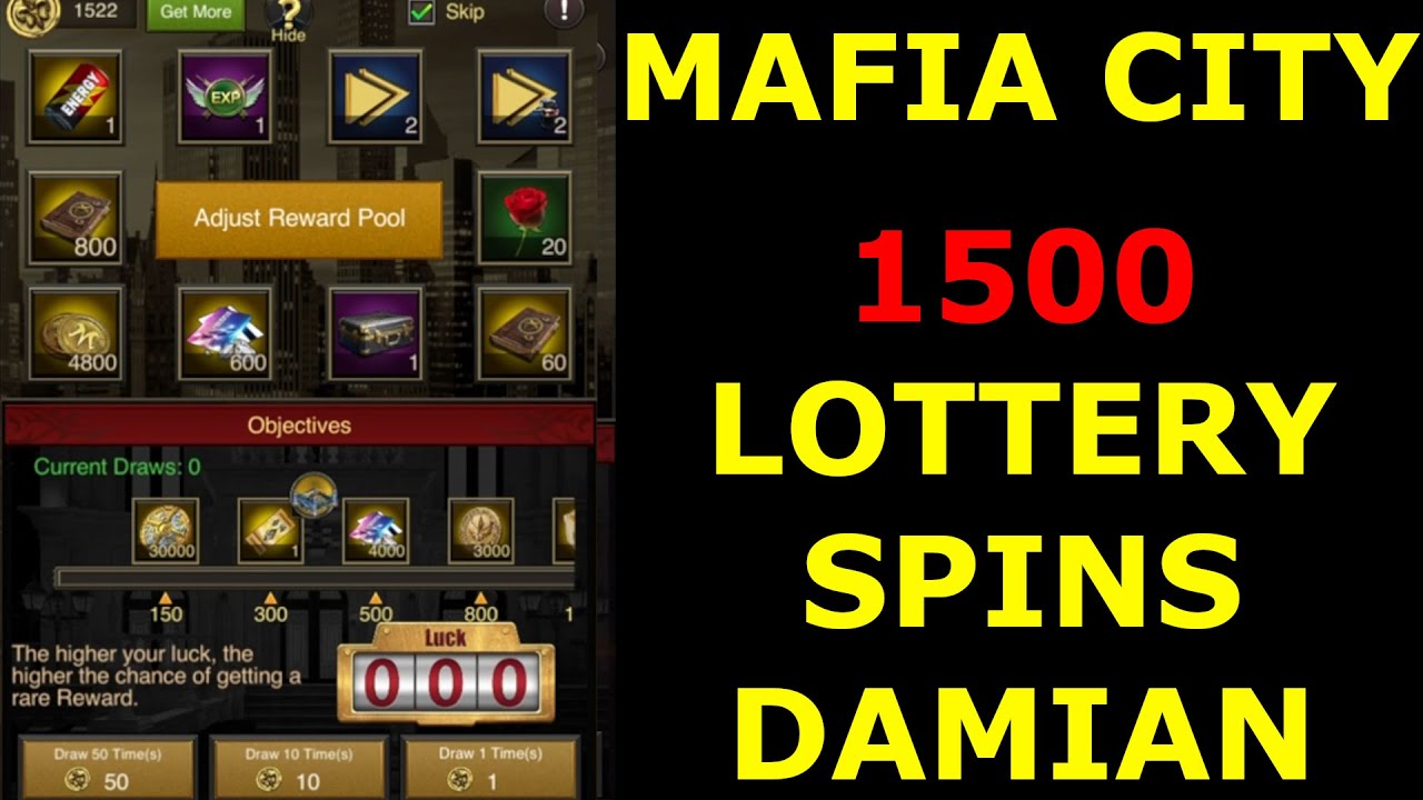 1500 Lottery Spins - Damian