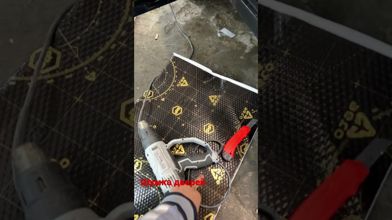 Шумка дверей STP AERO Приора Black Edition  