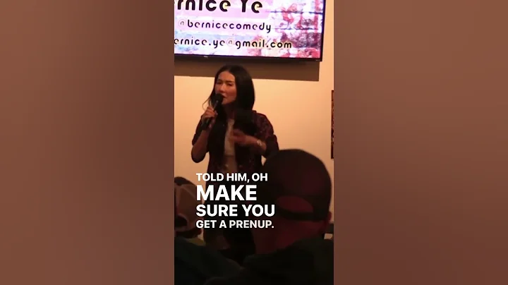 Who needs a prenup? #bernicecomedy #standupcomedy #prenup
