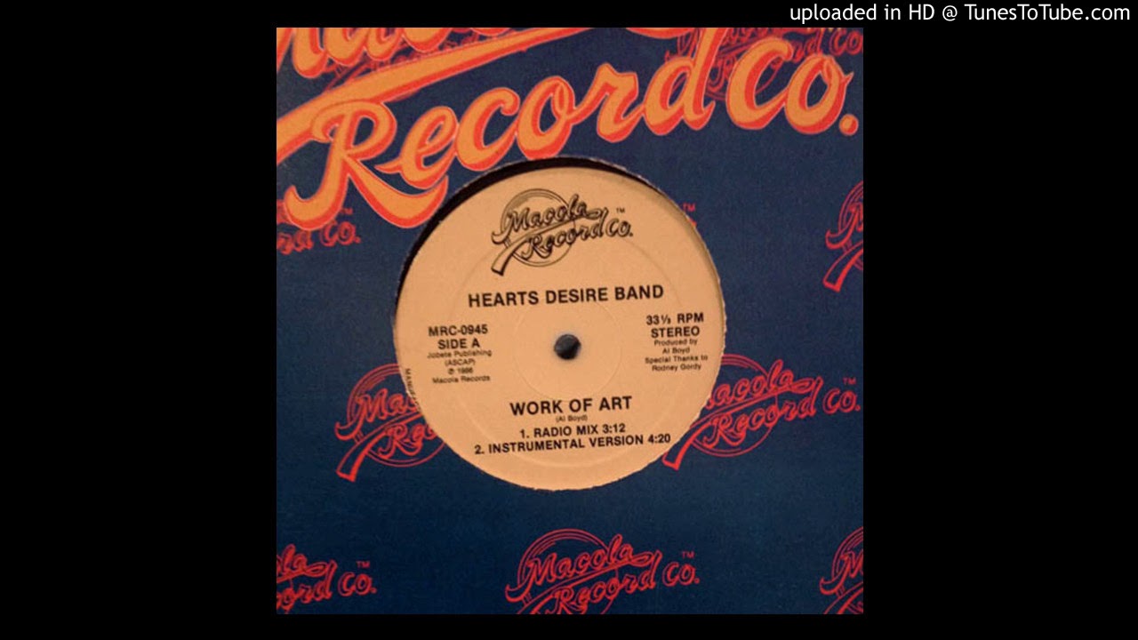 HEART DESIRE BAND Work Of Art (Radio Version) YouTube