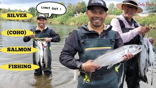 SILVER (COHO) SALMON FISHING SEATTLE WASHINGTON