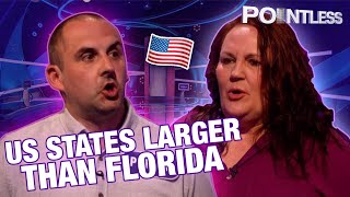 Famous Can You Name Any US States That Are Bigger Than Florida? | Pointless Wealth