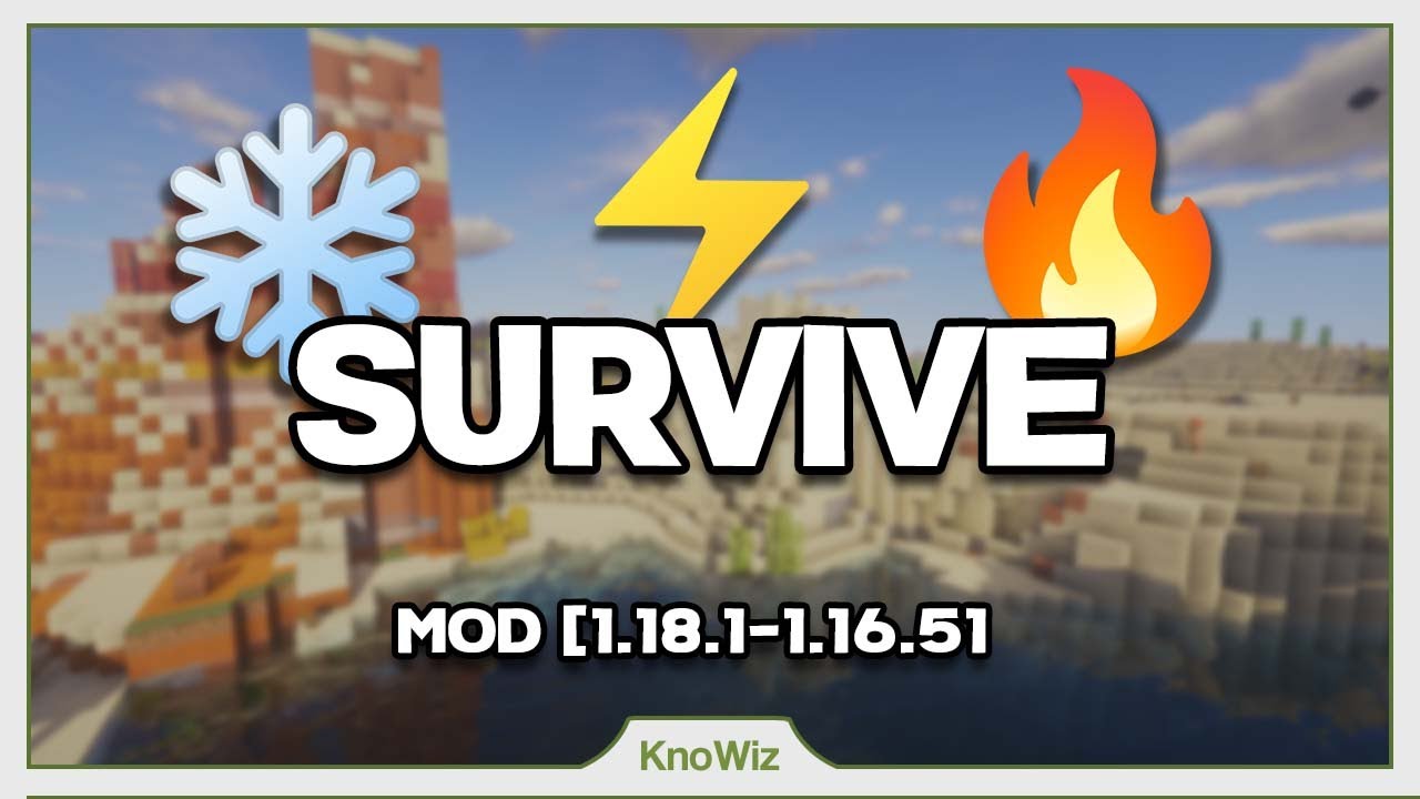 Survival – Minecraft 1.18.1 Mod Overview [FR]