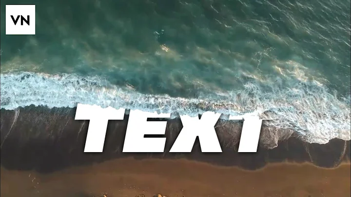 Reveal text with sea waves - Vn video editor | Masking in vn