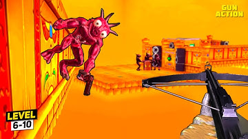 Gun Action - Shoot n Run (Level 6-10) Android Gameplay