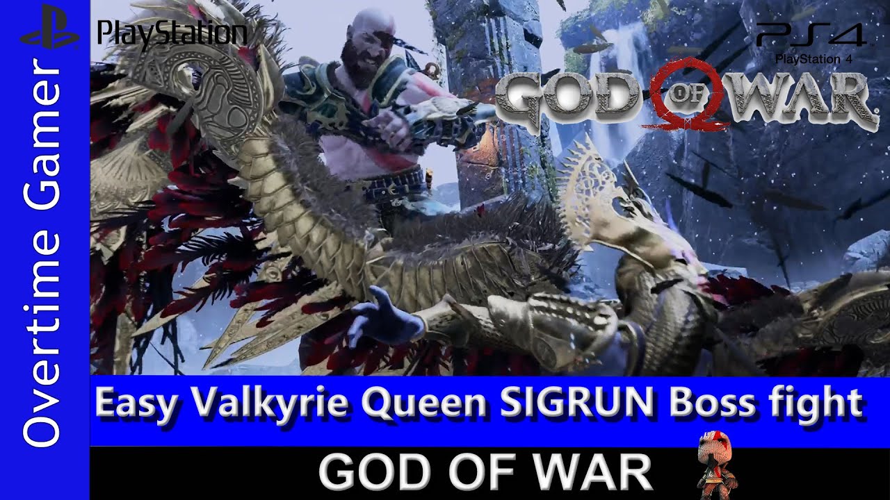 How to defeat SIGRUN the Valkyrie Queen NO Damage - Give Me God of War (Max Difficulty) | 2023