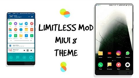Limitless Mod - Miui 8 Third Party Theme | Not available in Theme Store | MIUI 9 Theme For MIUI 8 !!