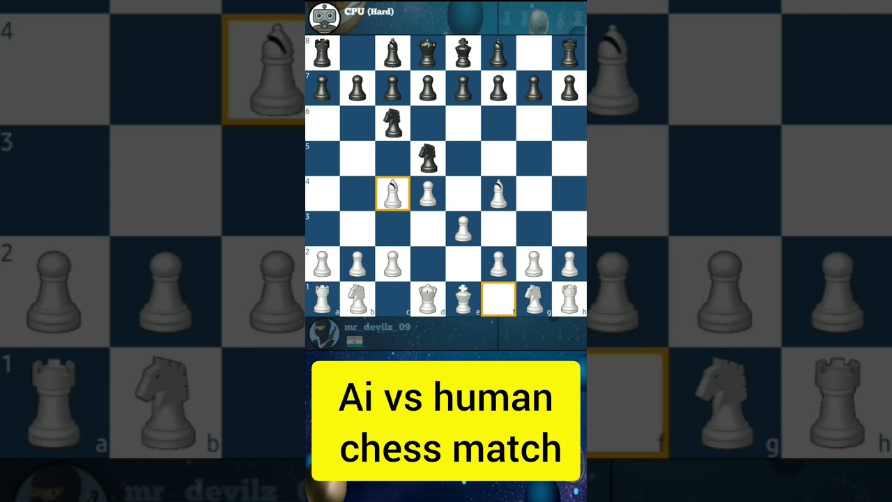 Ai vs human best chess match 