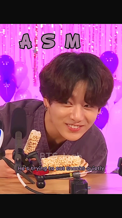 BTS Jungkook's snack ASMR #bts #btsarmy #jungkook #btsshorts #taehyung #jimin #shorts