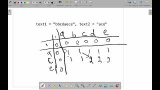 longest common subsequence LCS - telugu - Leetcode 1143