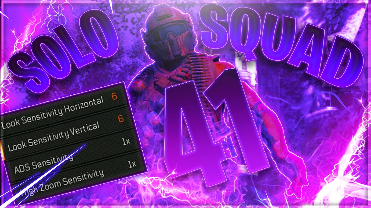 6,6 Sensitivety|41 Kill Solo Squad BO4 Alcatraz Game - YouTube