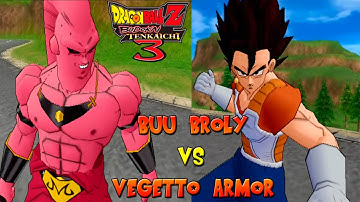 Buu Broly Absorb HQ VS Vegeto Armor HQ- DBBT3· MOD