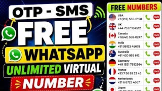 Get FREE VIRTUAL Phone NUMBER for WhatsApp, OTP & SMS | Free Virtual WhatsApp Number screenshot 3