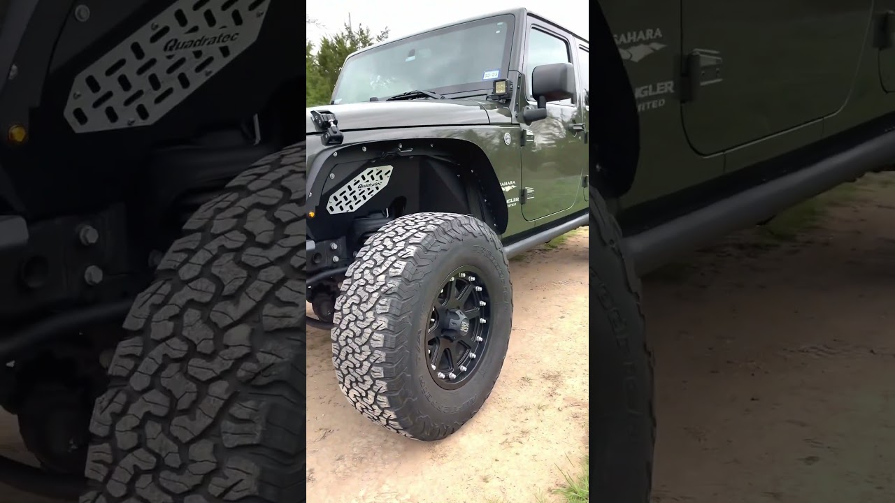 Jeep fender transformation in full effect with 