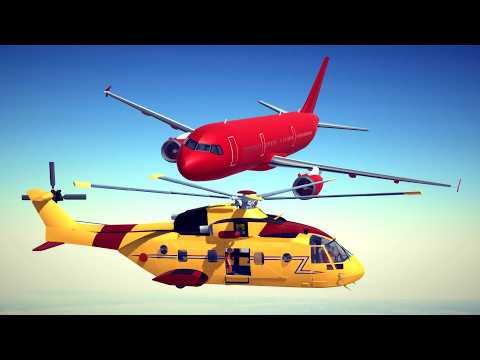 Airplane Crashes, Satisfying Destruction & Military Combat #6 | Besiege