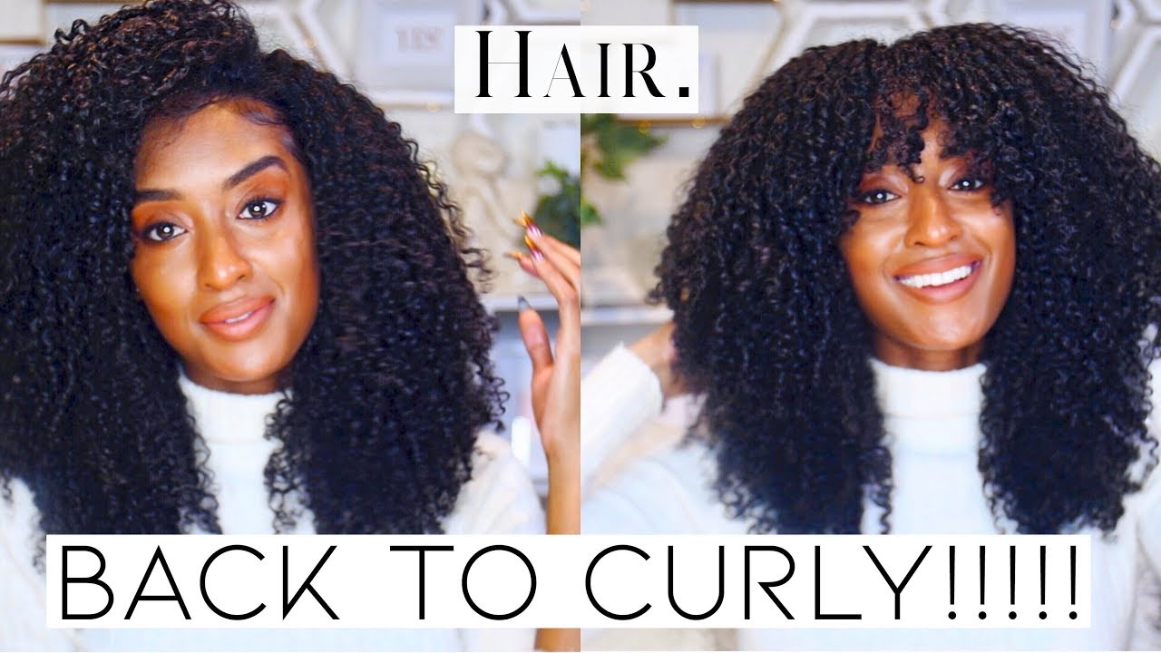 REVERTING BACK TO CURLY HAIR FROM STRAIGHT! NO DAMAGE!! @TiffanyLaibhen | TiffanyTV